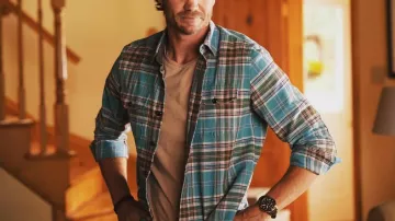 Wrist watch of Cal Jones (Chad Michael Murray) in Sullivan's Crossing