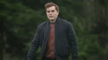 Baldwin's (Trystan Gravelle) Black Jacket in The Lost Book of Spells (S01E06)