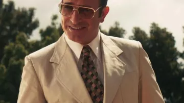 Off-white jacket by Hubert Bonisseur de la Bath / OSS 117 (Jean Dujardin) in OSS 117: Red Alert in Black Africa