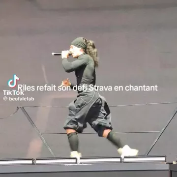 Short noir baggy porté par riles (Rilès) dans beufalefab