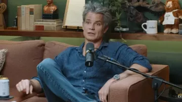 Shirt of Timothy Olyphant in Timothy Olyphant | Armchair Expert with Dax Shepard