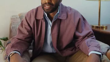 Purple jacket worn by Clark (Chiwetel Ejiofor) in Backrooms