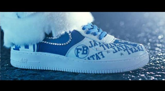 The Nike Air Force sneakers worn by Fatal Bazooka (Michaël Youn) in the movie Fatal