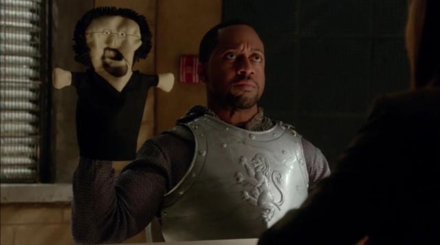 The puppet of Jaleel White in the Castle