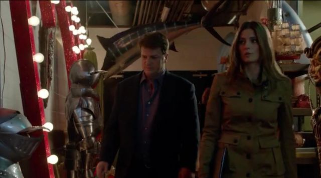 L'espadon suspendu dans Castle