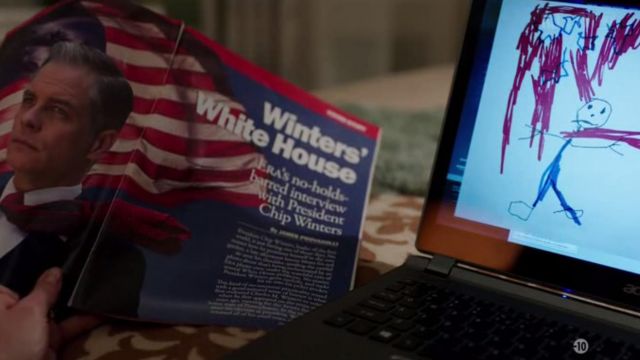 The magazine of Claire Bennigan (Lily Rabe) in The Whispers S01E01