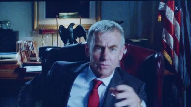 The american eagle in the office of the Secretary of defense in The Whispers