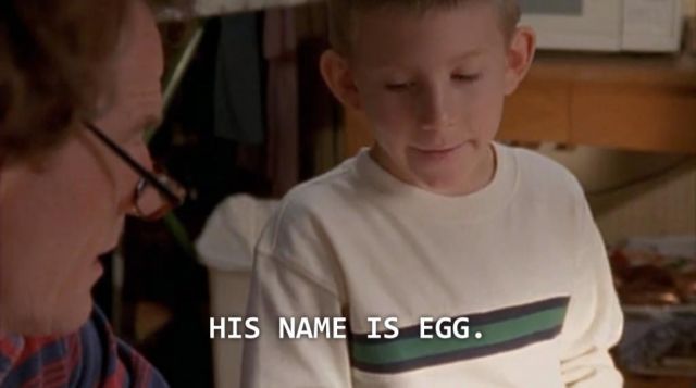 The sweatshirt Dewy (Erik Per Sullivan) from Malcolm in the Middle
