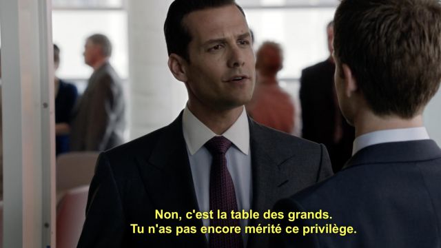 The tie Harvey Specter (Gabriel Macht) in Suits : lawyers-to-measure
