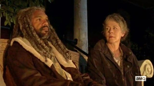 Le manteau du roi Ezekiel (Khary Payton) dans The Walking Dead
