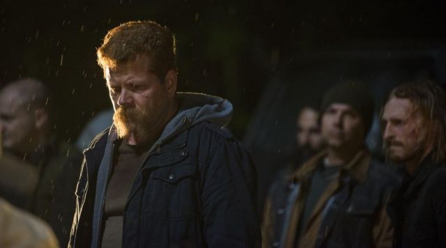 The jacket of Abraham Ford (Michael Cudlitz) in The Walking Dead