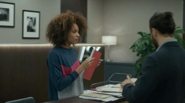 The sweatshirt Sophia Leprince (Stéfi Celma) in 10 percent S02E03