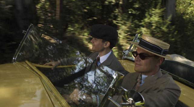 The sunglasses of Jay Gatsby (Leonardo DiCaprio) in The great Gatsby