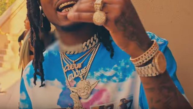 The t-shirt Quavo in the I Get Bag of Gucci | Spotern