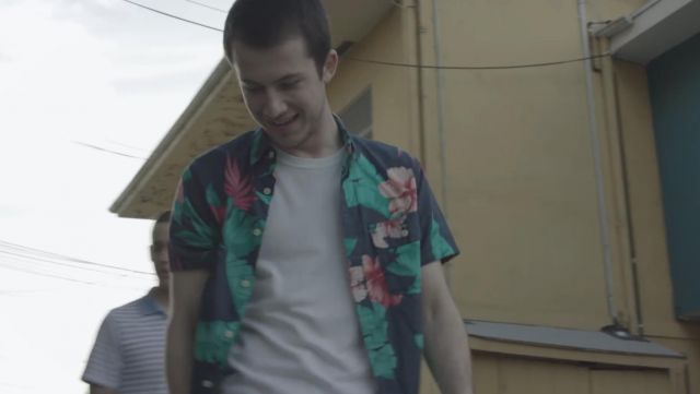 The hawaiian shirt flowers Floral by Dylan Minnette in the movie clip, Pictures of Girls Wallows