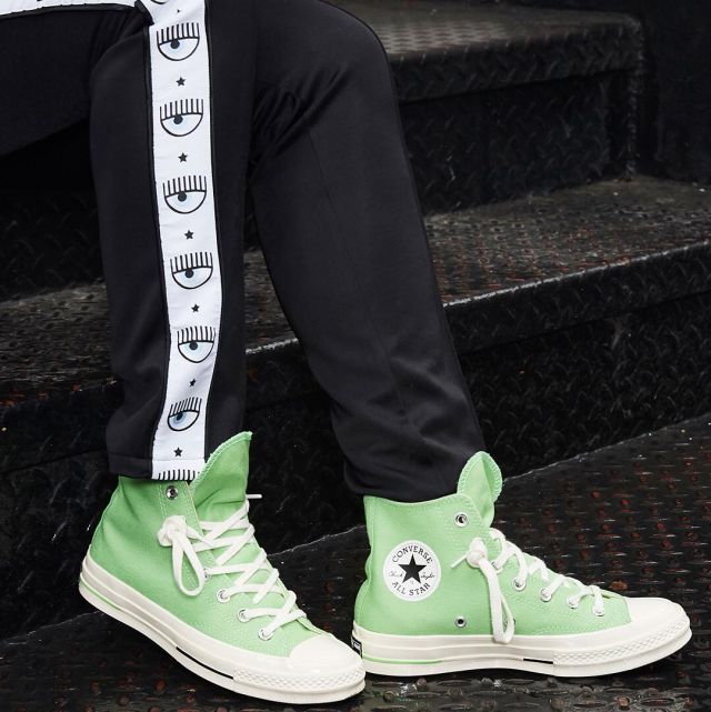 Green on sale converse tracksuit