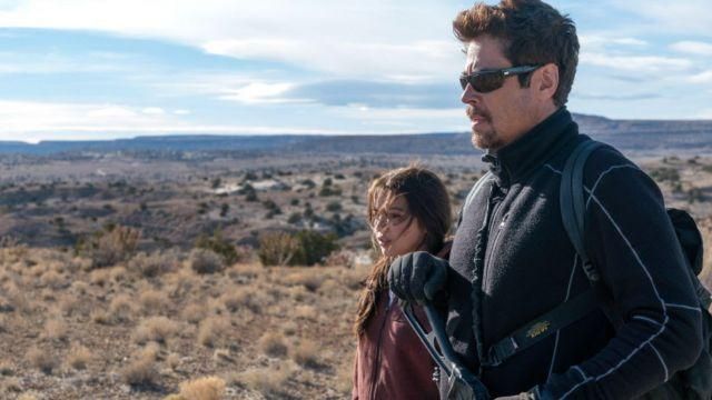 Mochila usada por Alejandro (Benicio Del Toro) como se ve en Sicario: Día del Soldado
