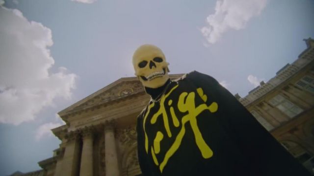 Sweatshirt black "vertigo" brought by Vladimir Nightmare in his video clip "Aulos Reloaded" ft. 6ix9ine