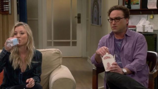 The t-shirt Moon Landing by Heavy Rotation of Leonard Hofstadter (Johnny Galecki) The Big Bang Theory S12E03