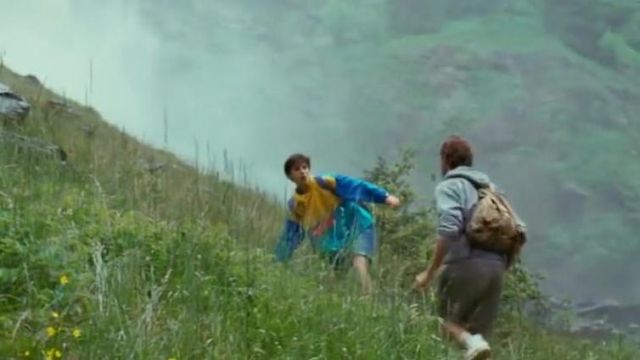 Colorblock Windbreaker worn by Elio Perlman (Timothée Chalamet) as seen in Call Me By Your Name