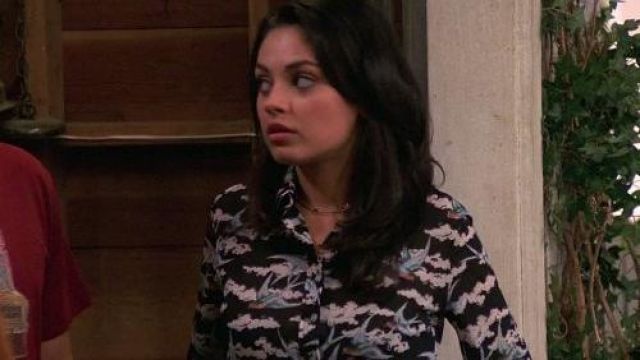 Floral Blouse worn by Jackie Burkhart (Mila Kunis) as seen in That '70s Show S08E07
