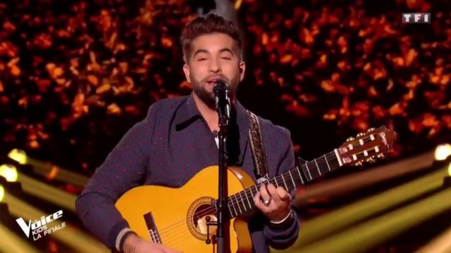 The jacket worn by Kendji Girac in the final of The Voice Kids 2018