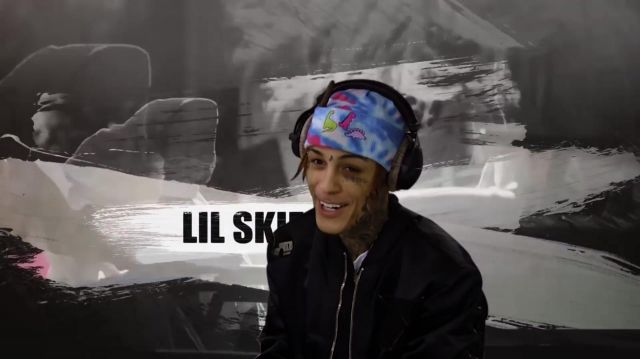 The hat worn by Lil Skies for his interview "Life of a dark rose live" 2018 (Live des studios de Generations)