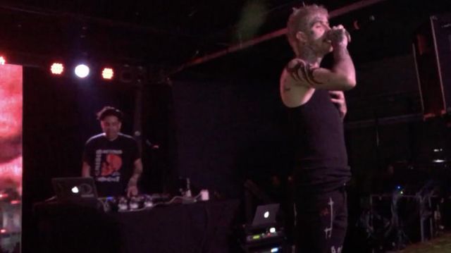 Black Denim Pants worn by Lil Peep in Wake Me Up' + 'Needle' UNRELEASED (Live in Atlanta @ The Loft 11/07/17)