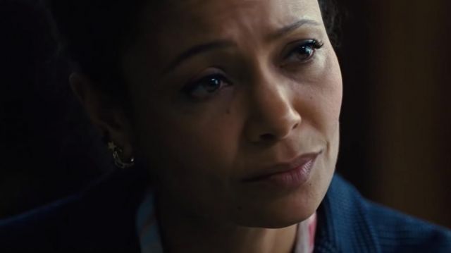 Earrings with star of Audrey Newhouse (Thandie Newton) in My life with John F. Donovan
