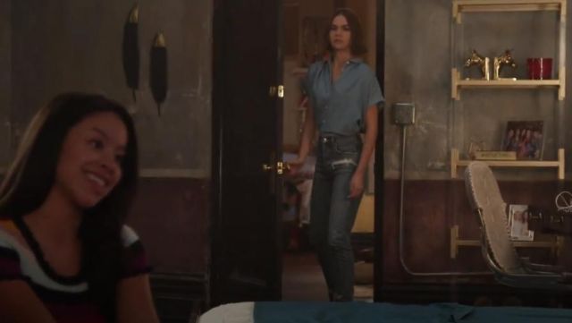 Denim pantalon porté par Callie Adams Foster (Maia Mitchell) en Bonne Difficulté S01E05