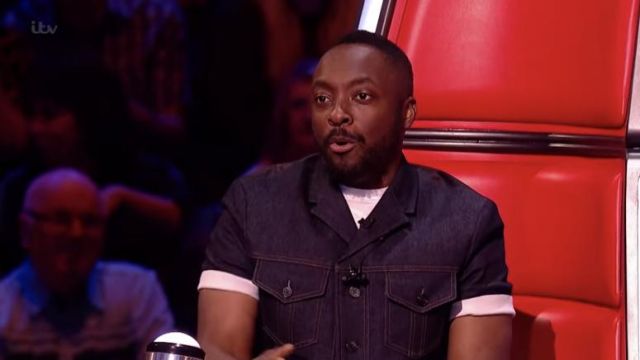 Denim Shirt worn by Will.i.am on The Voice UK 2019