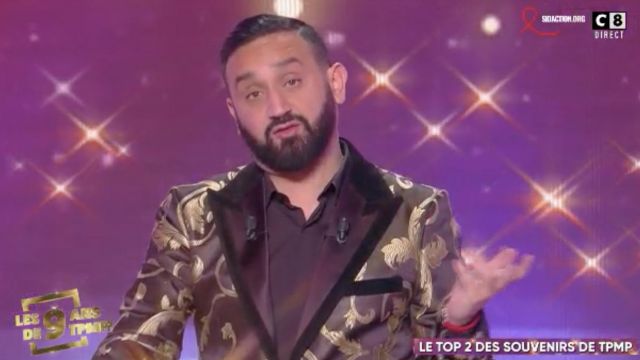 La veste imprimée portée par Cyril Hanouna dans Touche pas à mon poste du 4 avril 2019