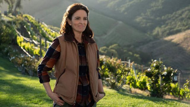 Plaid shirt worn by Tammy (Tina Fey) as seen in Wine Country