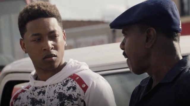 Hoodie worn by Emmett Washington (Jacob Latimore) as seen in The Chi S01E07