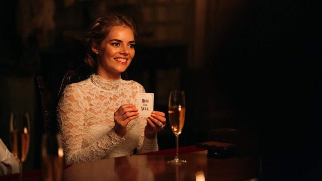 Lace White Top worn by Grace (Samara Weaving) in Ready or Not