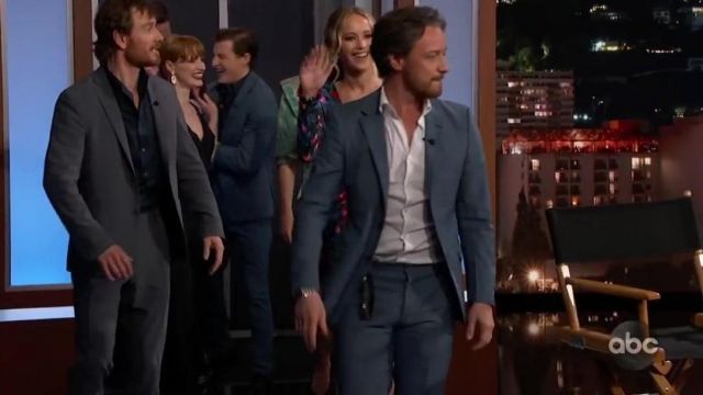Suit worn by James McAvoy on Jimmy Kimmel Live