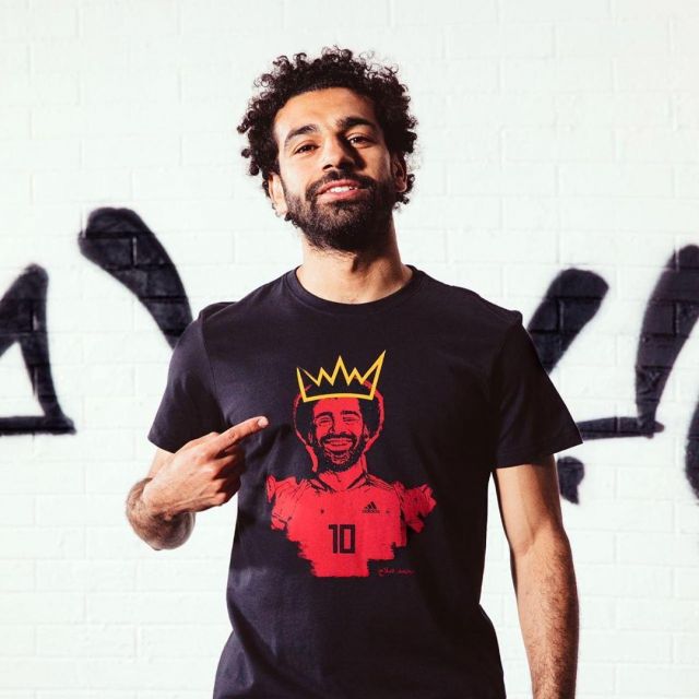 La camiseta de Salah que lleva Mohamed Salah en su de Instagram @mosalah | Spotern