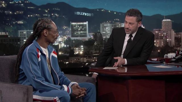 Blue Tracksuit worn by Snoop Dogg on Jimmy Kimmel Live June 13, 2019