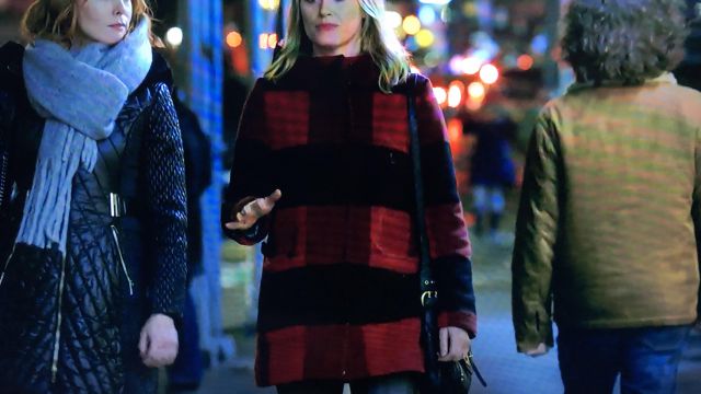 Red plaid coat worn by Piper Chapman (Taylor Schilling) in Orange Is the New Black (S07E08)