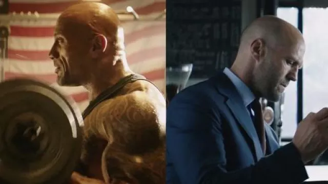 Brown tie worn by Shaw (Jason Statham) in Fast & Furious Presents: Hobbs & Shaw movie outfitq