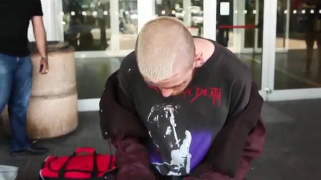 Black T-shirt used by lil peep in save that shit video Undefined in Lil Peep - Save That Shit (Official Video)