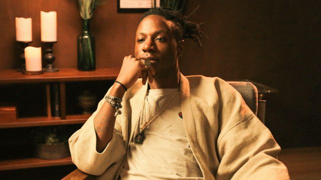 The kimono worn by Joey Bada$$ in the show the Therapist (S01E09)