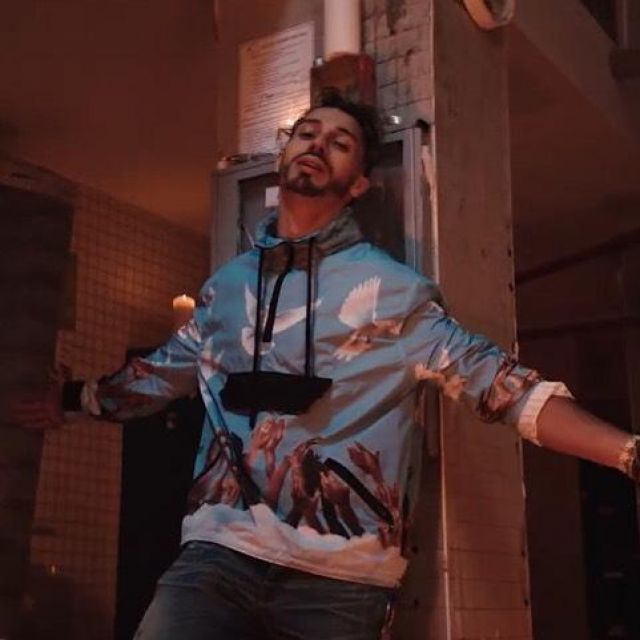 The sweatshirt hoody worn by OUR account on the Instagram of @tempete0