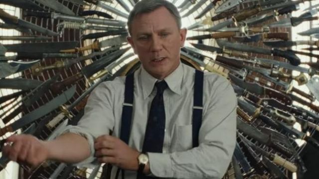 Reloj usado por Benoit Blanc (Daniel Craig) como se ve en Knives Out