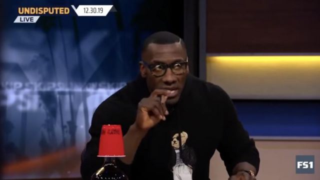 Bear hoodie worn by Shannon Sharpe as seen in Skip and Shannon: Undisputed