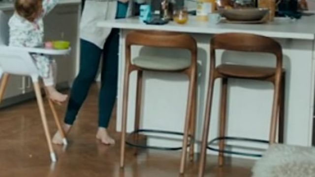 Bar stools chairs in teh kitchen of Leah Banning (Piper Perabo) in Angel Has Fallen