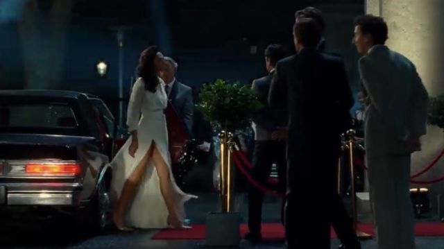 wonder woman 1984 white dress 