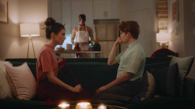 Red pants worn by Tiff (Zoe Levin) as seen in Bonding (S01E02)