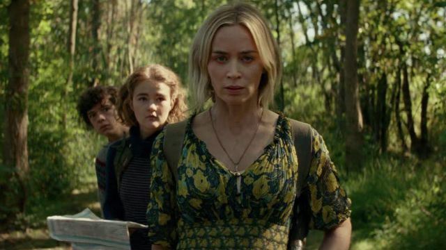 Floral dress worn by Evelyn Abbott (Emily Blunt) as seen in A Quiet Place  Part II | Spotern
