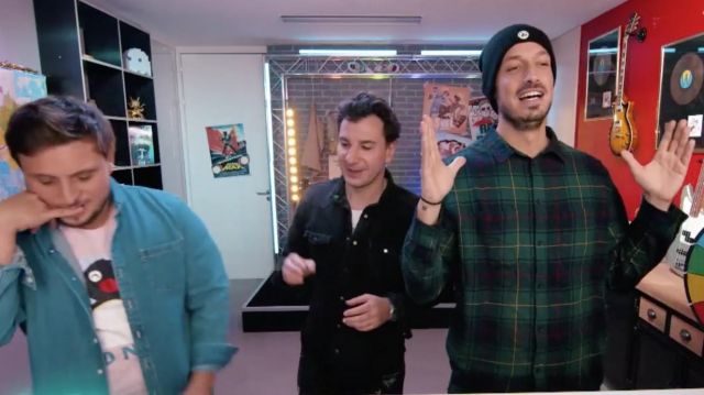The Plaid shirt worn by Raphaël Carlier aka Carlito in The issuance of Mcfly & Carlito